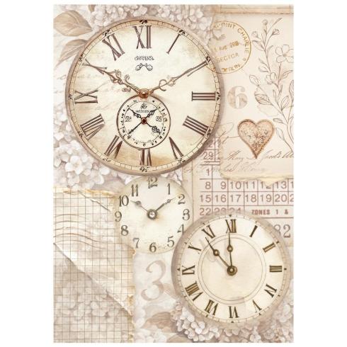 Preview: Stamperia - Decopatch Papier "Quiet Days" Decoupage A6 - 8 Bogen  