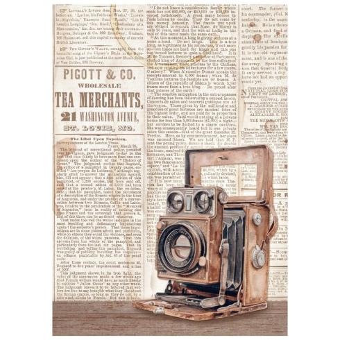 Stamperia - Decopatch Papier "Quiet Days" Decoupage A6 - 8 Bogen  