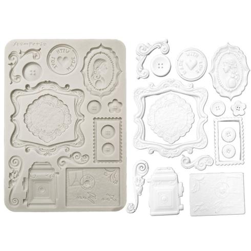 Preview: Stamperia - Gießform A5 "Plates" Soft Mould 
