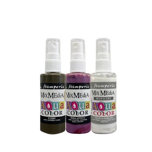 Stamperia - Aquarellfarbe "Quiet Days" Aquacolor Paint Kit 3x60ml