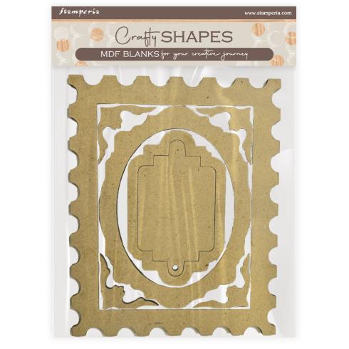 Stamperia - Holzteile "Frames and Plates" MDF Crafty Shapes Blanks