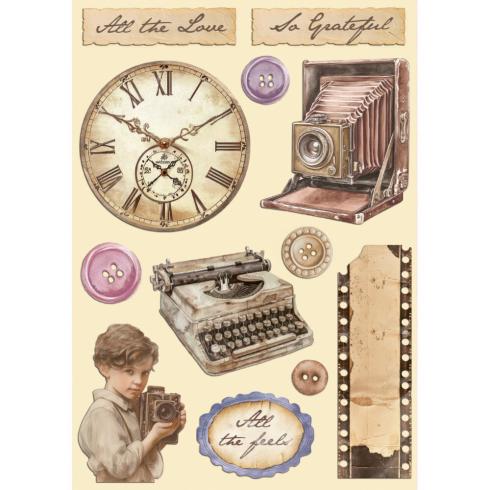 Stamperia - Holzteile A5 "Quiet Days" Wooden Shapes