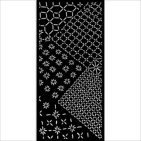 Preview: Stamperia - Schablone 12x25cm "Mixed Tiles" Stencil