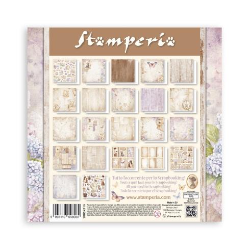Preview: Stamperia - Designpapier "Quiet Days" Maxi Paper Pack 8x8 Inch - 22 Bogen