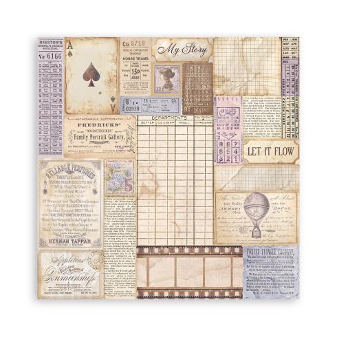 Preview: Stamperia - Designpapier "Quiet Days" Maxi Paper Pack 8x8 Inch - 22 Bogen