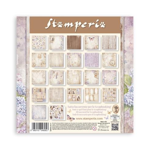 Preview: Stamperia - Designpapier "Quiet Days" Maxi Paper Pack 12x12 Inch - 22 Bogen