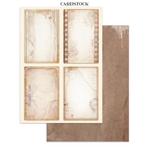 Stamperia - Papier, Aufkleber & Stanzteile "Quiet Days" Junk Journal Backgrounds,Stickers,Cut-Outs