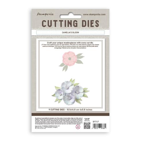 Preview: Stamperia - Stanzschablone "Camelia's Bloom" Dies