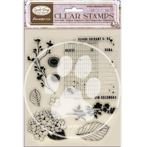 Stamperia - Stempelset "Hydrangea" Clear Stamps