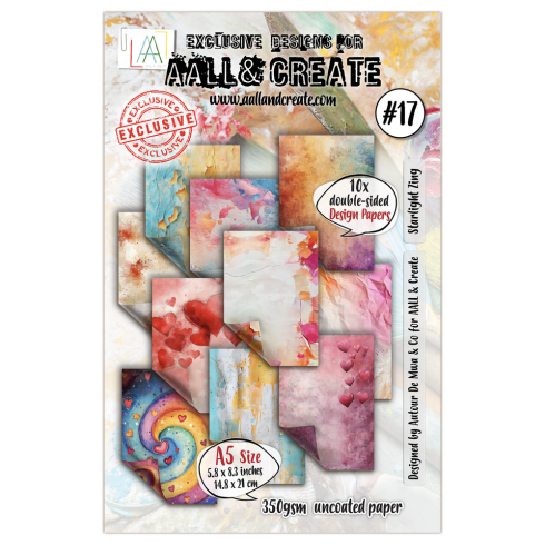 AALL and Create - Designpapier "Starlight Zing" Paper Pack A5 - 10 Bogen