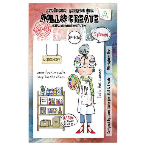 AALL and Create - Stempel A7 "Workshop Dee" Clear Stamps