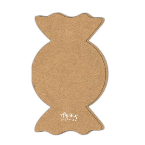 Mintay Papers - Kartenbasis "Candy" Card Base Kraft 12,5x20,5cm - 5 Stück
