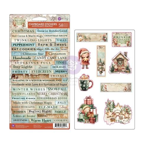 Prima Marketing - Aufkleber "Twinkle & Treats" Chipboard Sticker 