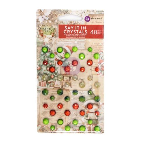 Prima Marketing - Strasssteine "Twinkle & Treats" Say It In Crystals 48 Stück