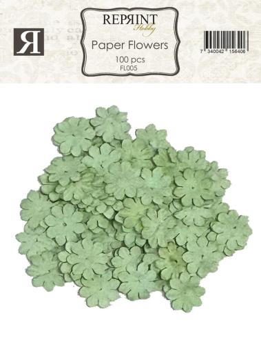 Reprint - Papier Blumen "Green" Paper Flowers