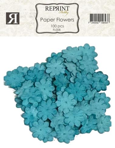 Reprint - Papier Blumen "Turqouise" Paper Flowers
