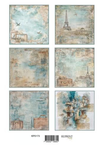 Reprint - Stanzteile "Masculine Moments" Cutouts A4 - 8 Bogen