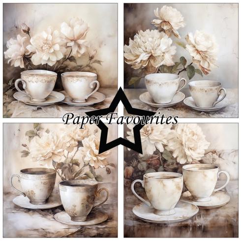Preview: Paper Favourites - Designpapier "Cup of Coffee" Paper Pack 6x6 Inch - 24 Bogen