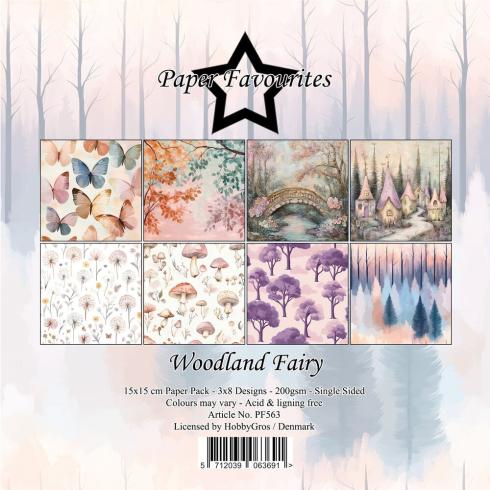 Paper Favourites - Designpapier "Woodland Fairy" Paper Pack 6x6 Inch - 24 Bogen