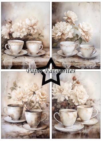 Preview: Paper Favourites - Designpapier "Cup of Coffee" Paper Pack A6 - 24 Bogen
