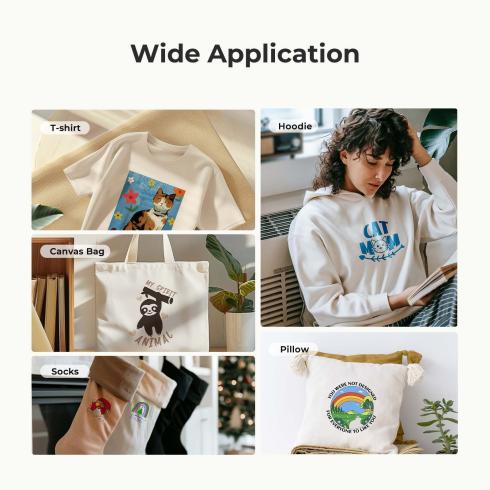 LOKLiK - Auto 2 Smart Transferpresse Gäneblümchen Weiß