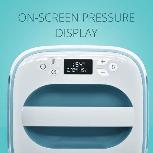 Preview: LOKLiK - Easy Heat Press Transferpresse Jeansblau