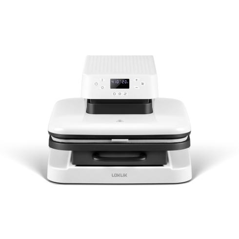 LOKLiK - Auto Heat Press Transferpresse Weiß