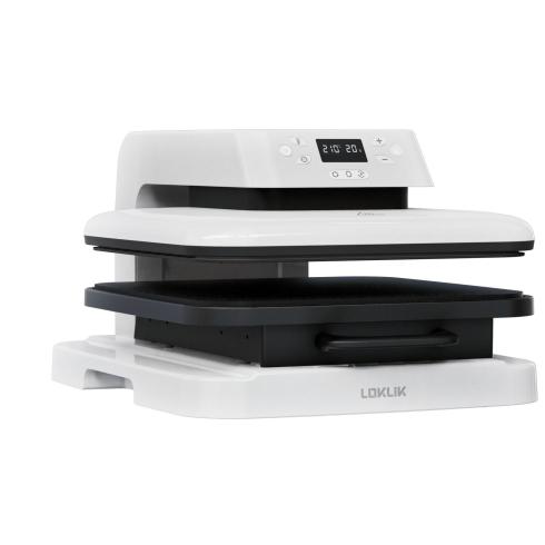 Preview: LOKLiK - Auto Heat Press Transferpresse Weiß