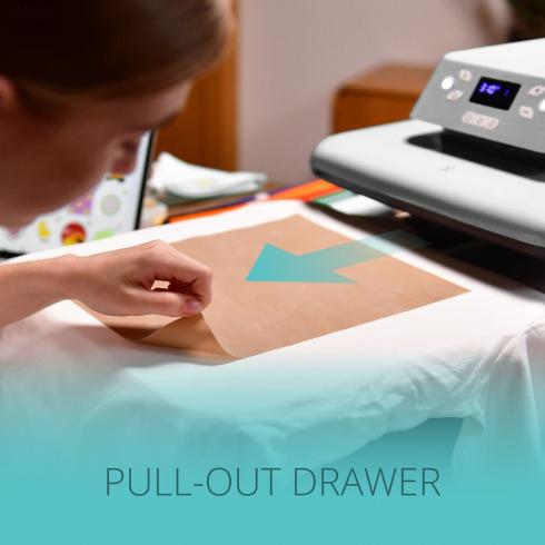 LOKLiK - Auto Heat Press Transferpresse Weiß