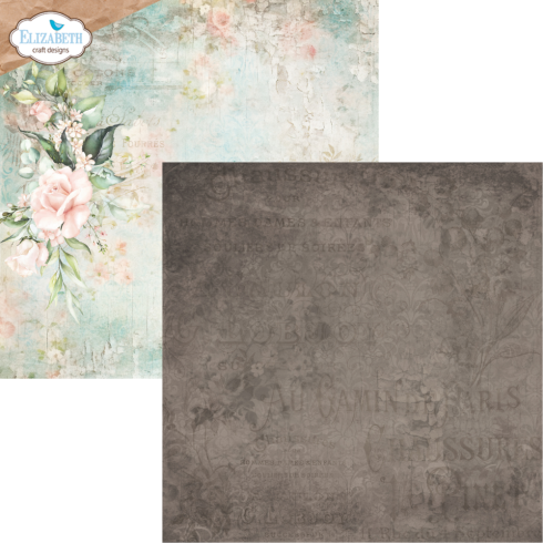 Elizabeth Craft Designs - Designpapier "Bohemian Rose" Paper Pack 12x12 Inch - 12 Bogen