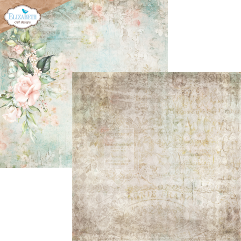 Elizabeth Craft Designs - Designpapier "Bohemian Rose" Paper Pack 12x12 Inch - 12 Bogen