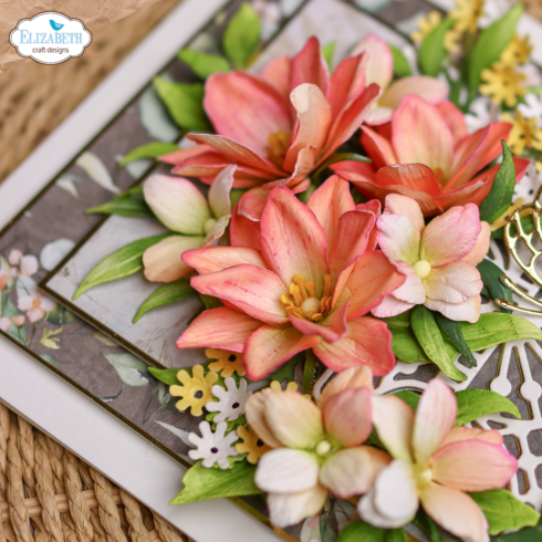 Elizabeth Craft Designs - Stanzschalone "Rose Companion Flower" Dies