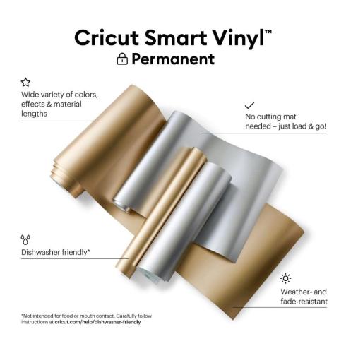 Preview: Cricut™ - Smart Vinyl Permanent Matte "Silver"