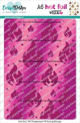 Preview: Carlijn Design "Vlammenzee" Hot Foil  