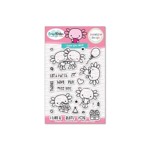 Carlijn Design - Stempelset "Love you Alotl " Clear Stamp 