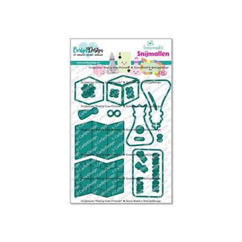Carlijn Design - Stanzschablone "Family Time Friends" Dies 