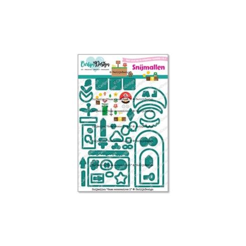Carlijn Design - Stanzschablone "Game Accessoires" Dies 
