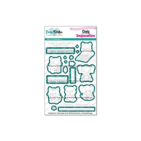 Carlijn Design - Stanzschablone "Spelletjes Pret " Dies