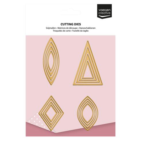 Vaessen Creative - Stanzschablone "Grundformen 1" Dies