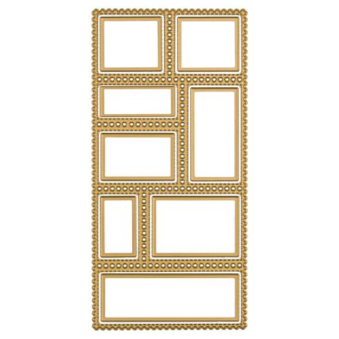 Preview: Vaessen Creative - Stanzschablone "Briefmarken" Dies