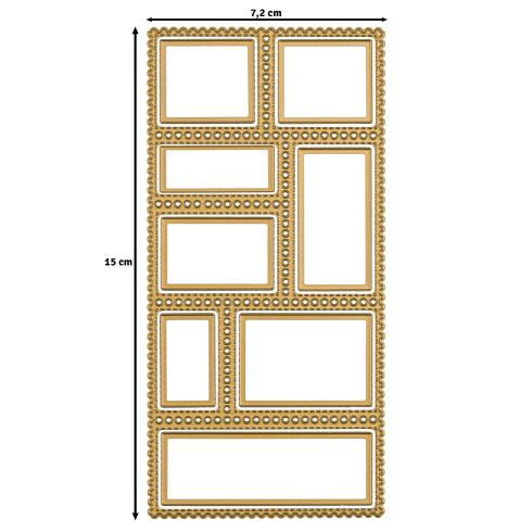 Preview: Vaessen Creative - Stanzschablone "Briefmarken" Dies