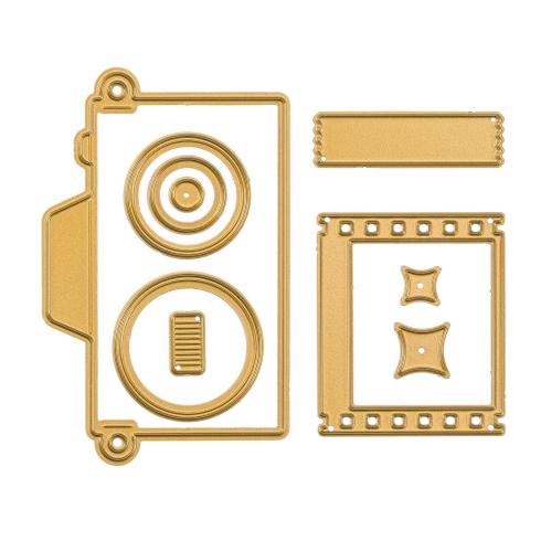Preview: Vaessen Creative - Stanzschablone "Vintage-Kamera" Dies