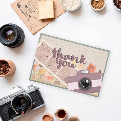 Vaessen Creative - Stanzschablone "Vintage-Kamera" Dies