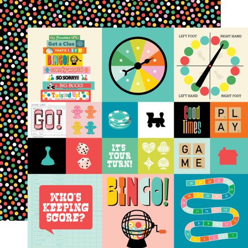 Simple Stories - Collections Kit "Game Night" 12 Bogen Designpapier