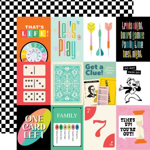 Simple Stories - Collections Kit "Game Night" 12 Bogen Designpapier