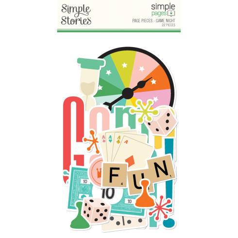 Simple Stories - Collectors Essential Kit "Game Night" 12 Bogen Designpapier