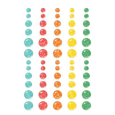 Preview: Simple Stories - Enamel Dots "Game Night" 60 Stück 