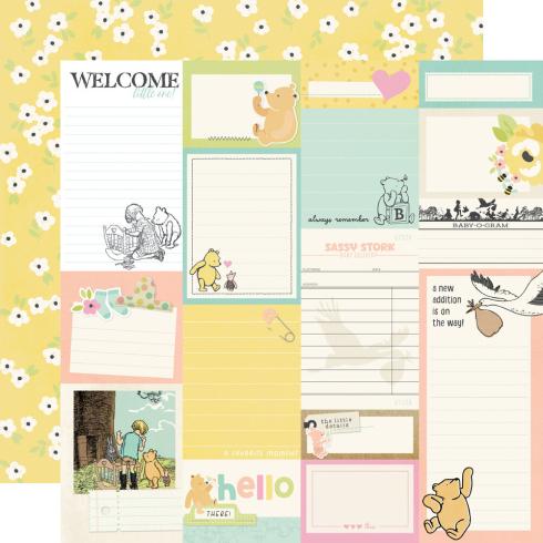 Simple Stories - Collections Kit "Say Cheese Classic Pooh Baby" 12 Bogen Designpapier