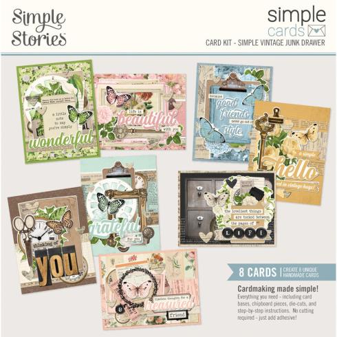 Simple Stories - Cards Kit "Vintage Junk Drawer"