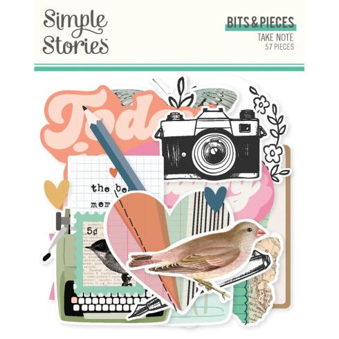 Simple Stories - Stanzteile "Take Note" Bits & Pieces 
